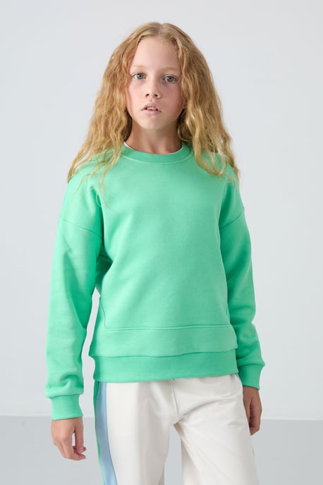 Jugend Unisex Baumwoll-Mischung Sweatshirt - Image 4