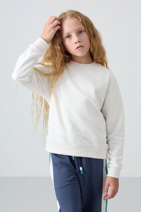 Jugend Unisex Baumwoll-Mischung Sweatshirt - Image 6