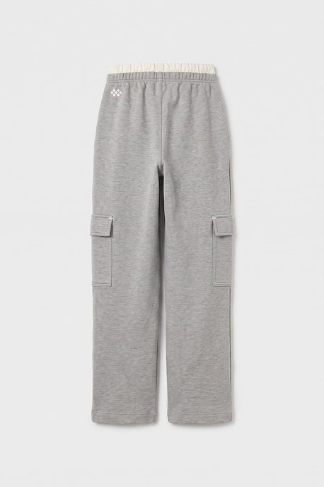 Jugend Unisex Elastischer Bund Weite Beinform Sweatpants - Image 2