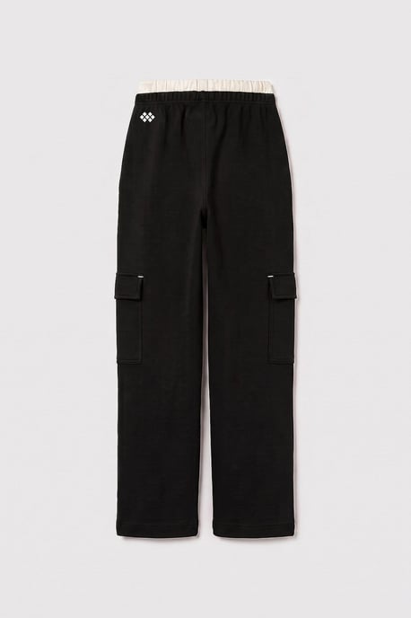 Jugend Unisex Elastischer Bund Weite Beinform Sweatpants - Image 4