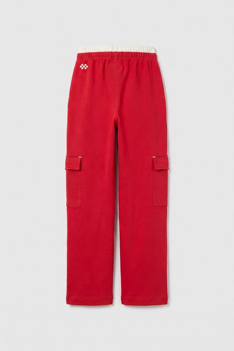 Jugend Unisex Elastischer Bund Weite Beinform Sweatpants - Image 3