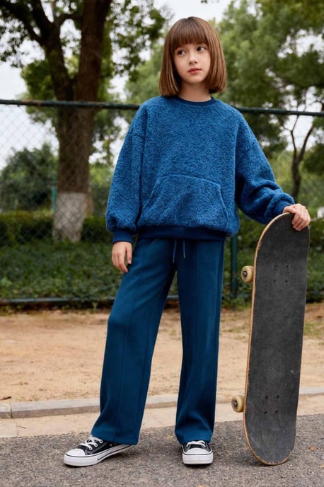 Jugend Unisex Baumwollmischungshosen - Image 1