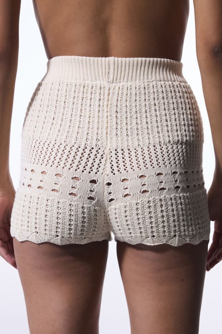 Baumwollstrick-Mini-Shorts - Image 3