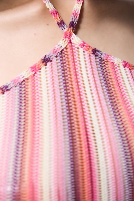 Penti Gestreiftes Neckholder-Crop-Top - Mehrfarbig - Image 6