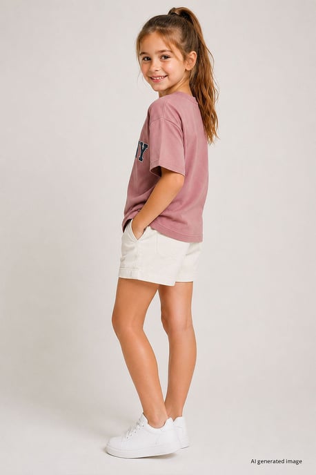 Jugend Unisex Baumwollmischung T-Shirt - Image 2