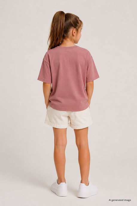 Jugend Unisex Baumwollmischung T-Shirt - Image 4