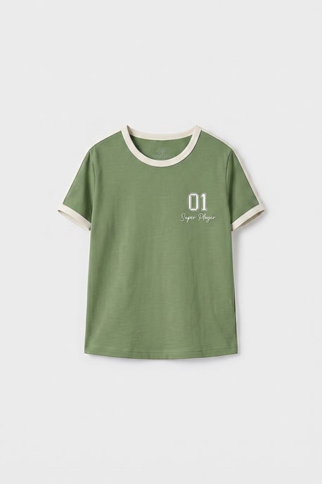 Jugend Unisex Baumwoll-Elasthan T-Shirt - Image 3