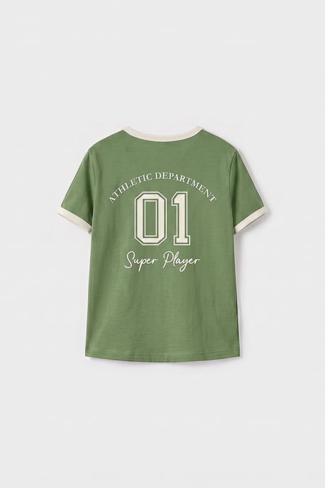 Jugend Unisex Baumwoll-Elasthan T-Shirt - Image 5