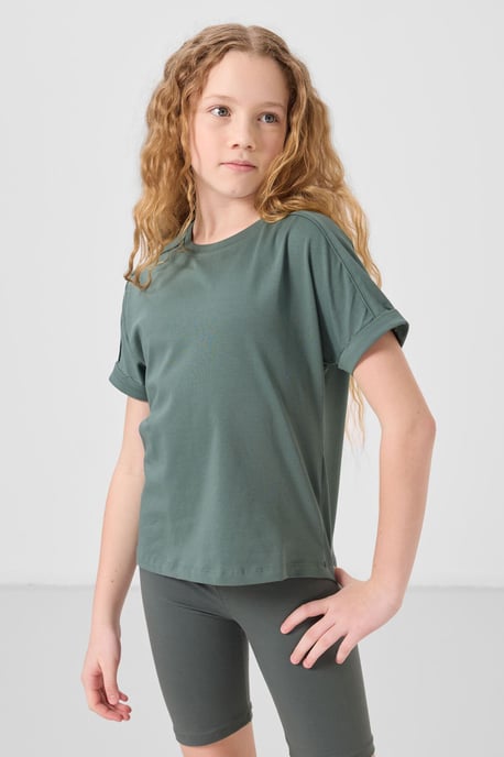 Jugend Unisex Baumwoll-Elasthan T-Shirt - Image 3
