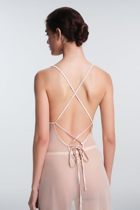 Glitzerstrick Maxi-Loungekleid - Image 3
