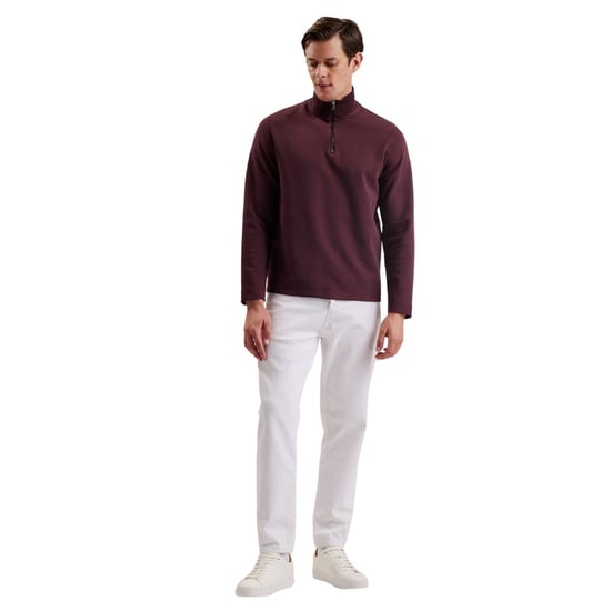 Ted Baker Actos Branded Half Zip Mason Pullover - Image 6