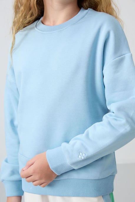Jugend Unisex Baumwoll-Mischung Sweatshirt - Image 3