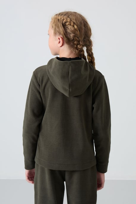 Jugend Unisex Kapuzenzip-Sweatshirt - Image 5