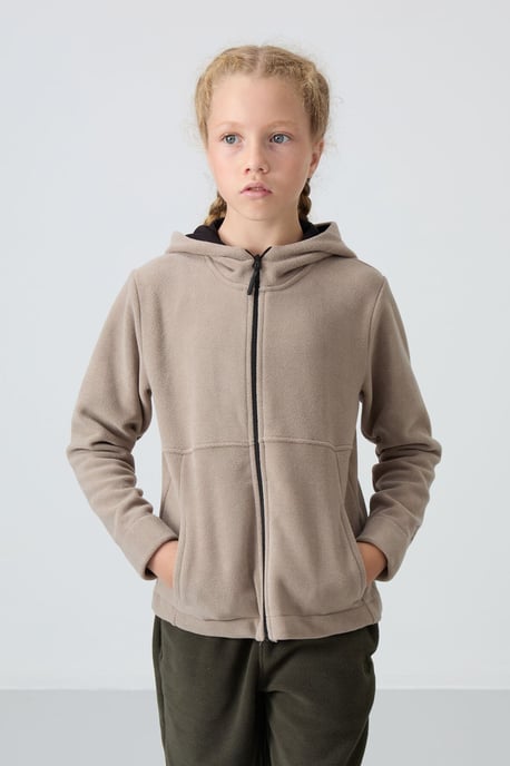 Jugend Unisex Kapuzenzip-Sweatshirt - Image 4