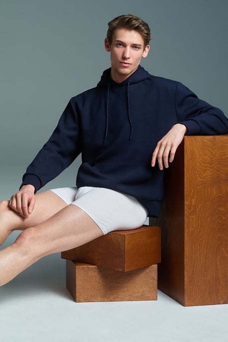 Herren Baumwoll Boxershorts mit mittlerer Taille, 2er Pack - Image 3
