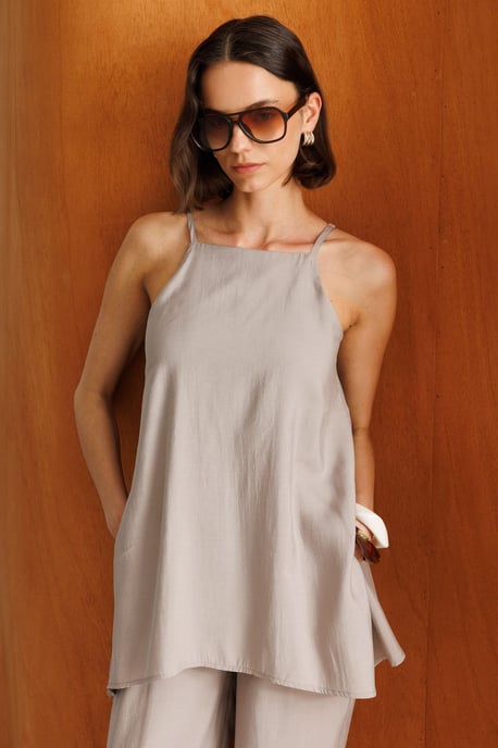 Weit geschnittener Halter-Jumpsuit - Image 2