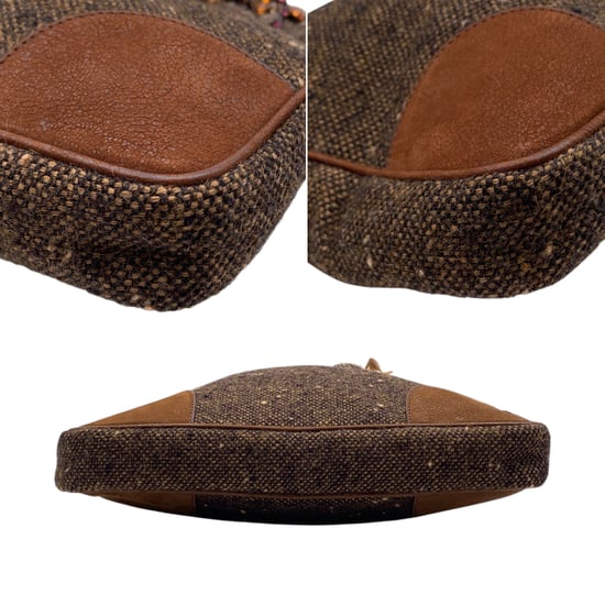 Prada Tweed Crossbody-Tasche 2-Wege - Image 4