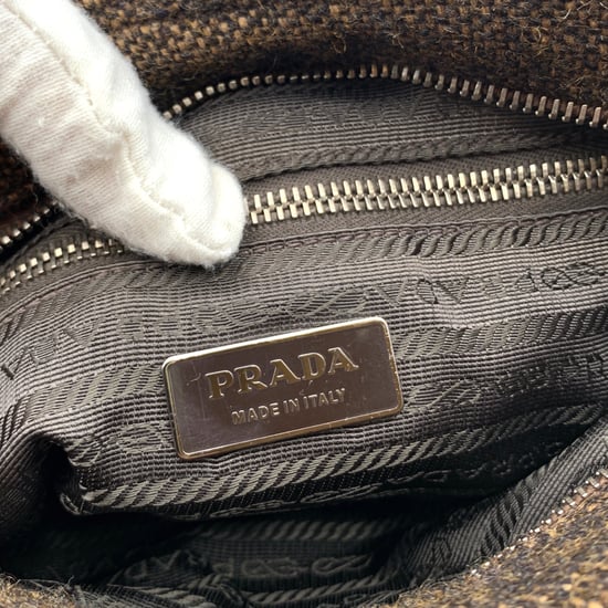 Prada Tweed Crossbody-Tasche 2-Wege - Image 5