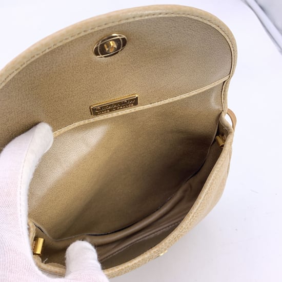 Dior Vintage Leder-Umhängetasche mit Klappe - Image 5