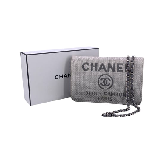 Chanel Stoff-Umhängetasche Deauville - Image 6
