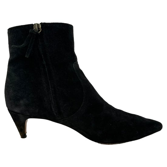 Isabel Marant Derst 60 Stiefeletten aus schwarzem Wildleder - Image 1