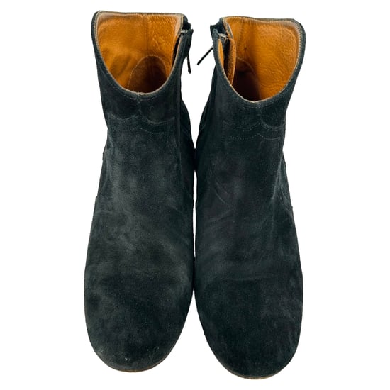 Isabel Marant Dicker Stiefeletten aus schwarzem Wildleder - Image 3