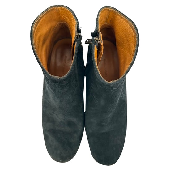 Isabel Marant Dicker Stiefeletten aus schwarzem Wildleder - Image 4