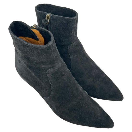 Isabel Marant Derst 60 Stiefeletten aus schwarzem Wildleder - Image 5