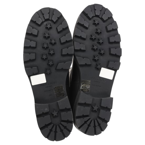 Jimmy Choo Youth II Stiefeletten mit Schnalle aus schwarzem Kalbsleder - Image 5