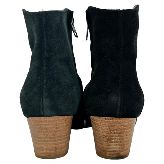 Isabel Marant Dicker Stiefeletten aus schwarzem Wildleder - Image 6