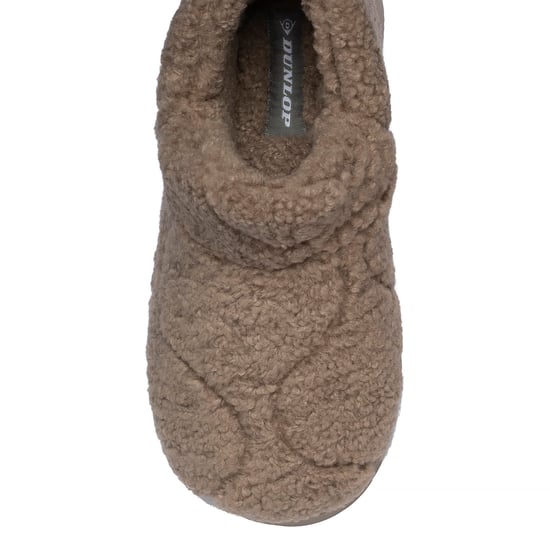 Damen Teddy-Fleece Volle Hausschuhe Hafer-Taupe Gemütlich UK 3-8 - Image 3