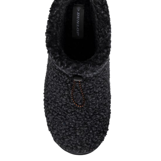 Herren Teddyfleece Hausschuhbooties Charcoal Warm Plüsch UK 7-12 - Image 3