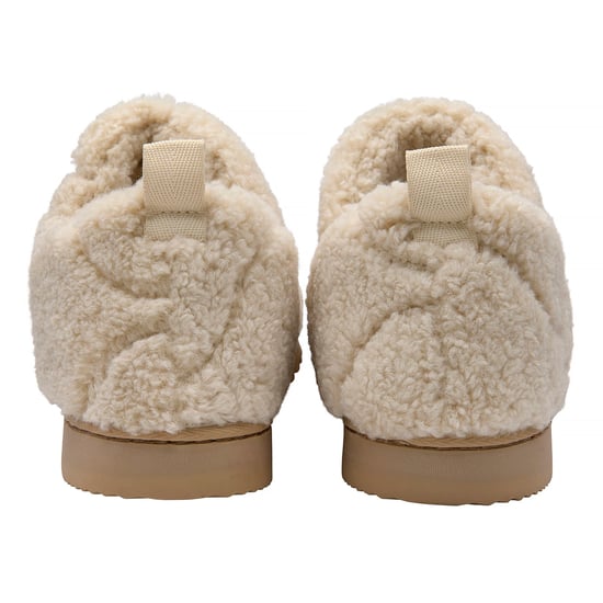 Damen Teddy-Fleece Vollschuhe Hafer-Taupe Gemütlich UK 3-8 - Image 2