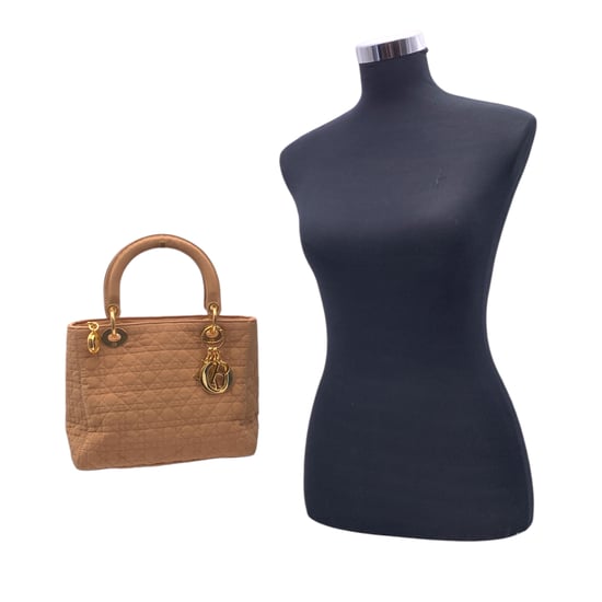 Dior Vintage Stoffhandtasche Lady Dior - Image 2
