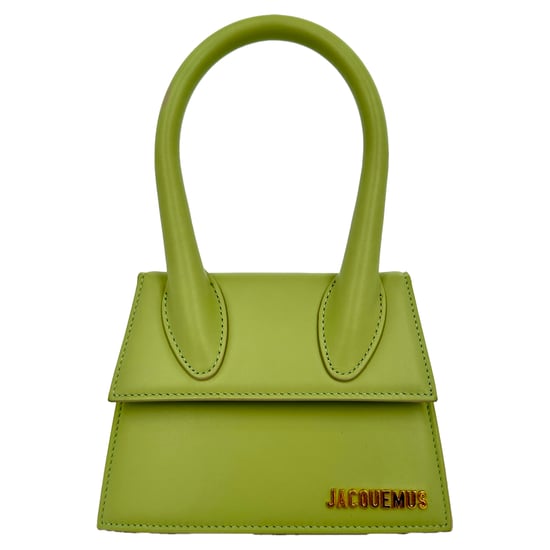 Große Jacquemus Le Chiquito Handtasche aus grünem Kalbsleder - Image 1