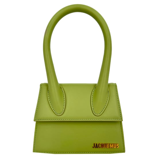 Große Jacquemus Le Chiquito Handtasche aus grünem Kalbsleder - Image 2