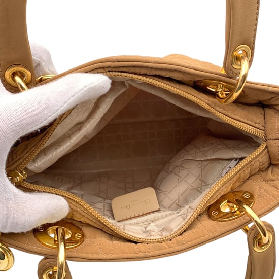 Dior Vintage Stoffhandtasche Lady Dior - Image 5