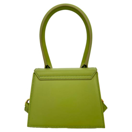 Große Jacquemus Le Chiquito Handtasche aus grünem Kalbsleder - Image 5