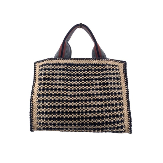 Prada Lederhandtasche Madras - Image 3