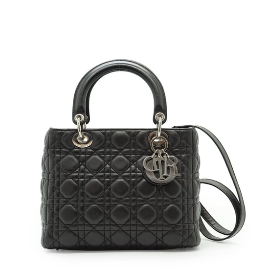 Dior Pre-owned Lederhandtasche Lady Dior - Schwarz - Image 1