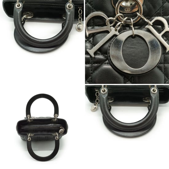 Dior Pre-owned Lederhandtasche Lady Dior - Schwarz - Image 5