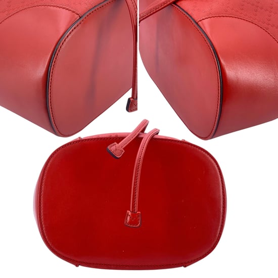 Gucci Lederschultertasche mit funkelnden Strasssteinen - Image 4