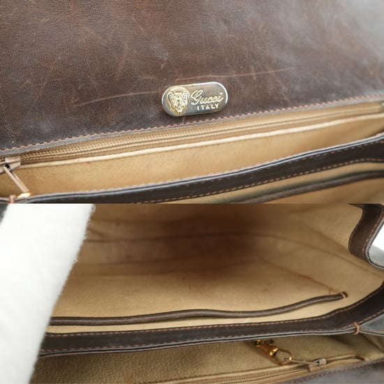 Gucci Vintage Lederschultertasche Nicht zutreffend - Image 6