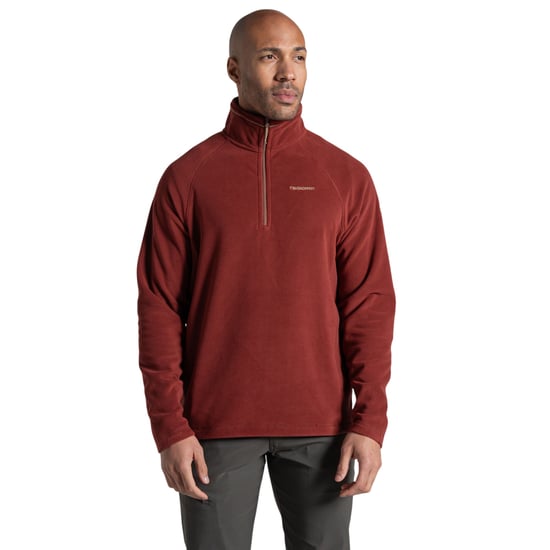 Craghoppers - "Corey VI" Fleece-Oberteil, mit halbem Reißverschluss für Herren (Roter Jaspis) - Image 2