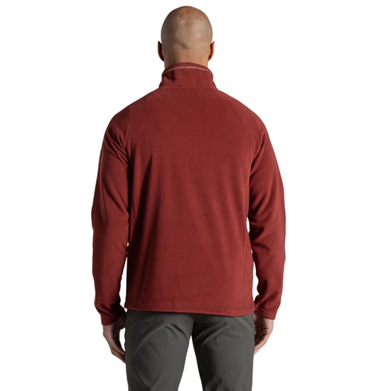 Craghoppers - "Corey VI" Fleece-Oberteil, mit halbem Reißverschluss für Herren (Roter Jaspis) - Image 3
