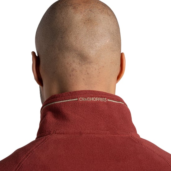 Craghoppers - "Corey VI" Fleece-Oberteil, mit halbem Reißverschluss für Herren (Roter Jaspis) - Image 4
