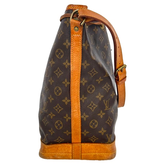 Louis Vuitton Große Noe Monogram Bucket Bag aus braunem beschichtetem Canvas - Image 2