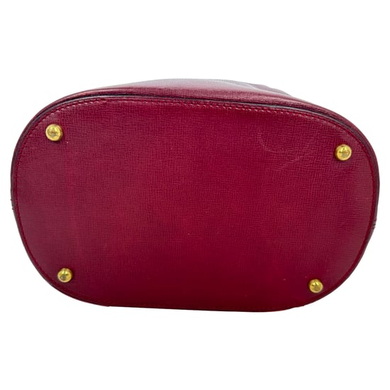 Cartier Must de Cartier Beuteltasche aus burgunderrotem Leder - Image 5