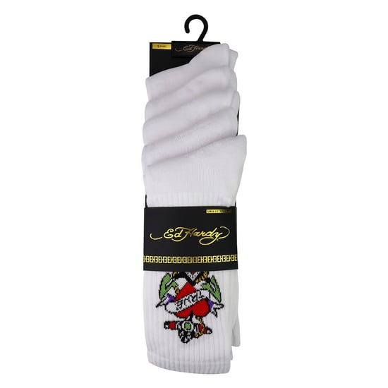 5 Paar Herren Weiße Kniestrümpfe Leichte Sportsocken - Image 2