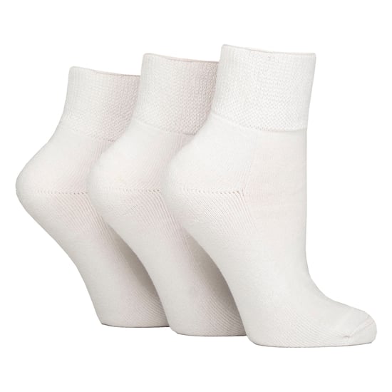 3er-Pack Unisex Bambus Diabetiker Knöchelsocken Weich Atmungsaktiv Sanfte Passform Alltag - Image 1